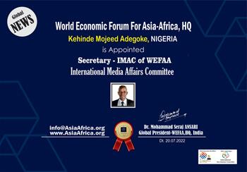 World Economic Forum For Asia-Africa (WeFaa)